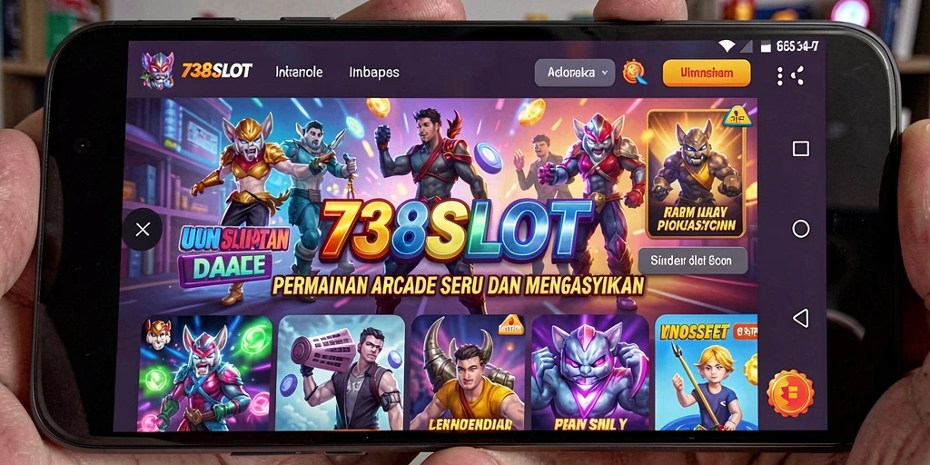 Tangkapan layar menunjukkan keseruan gameplay dari 738SLOT.