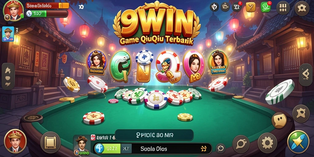 Tampilan gameplay seru 9WIN saat bermain QiuQiu.