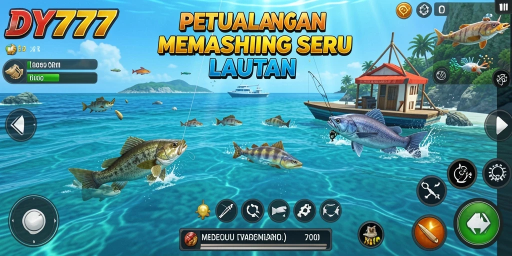 Tangkapan ikan yang beragam dalam gameplay DY777.