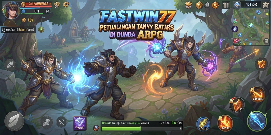 Screenshot menampilkan aksi seru dalam gameplay ARPG FASTWIN77.