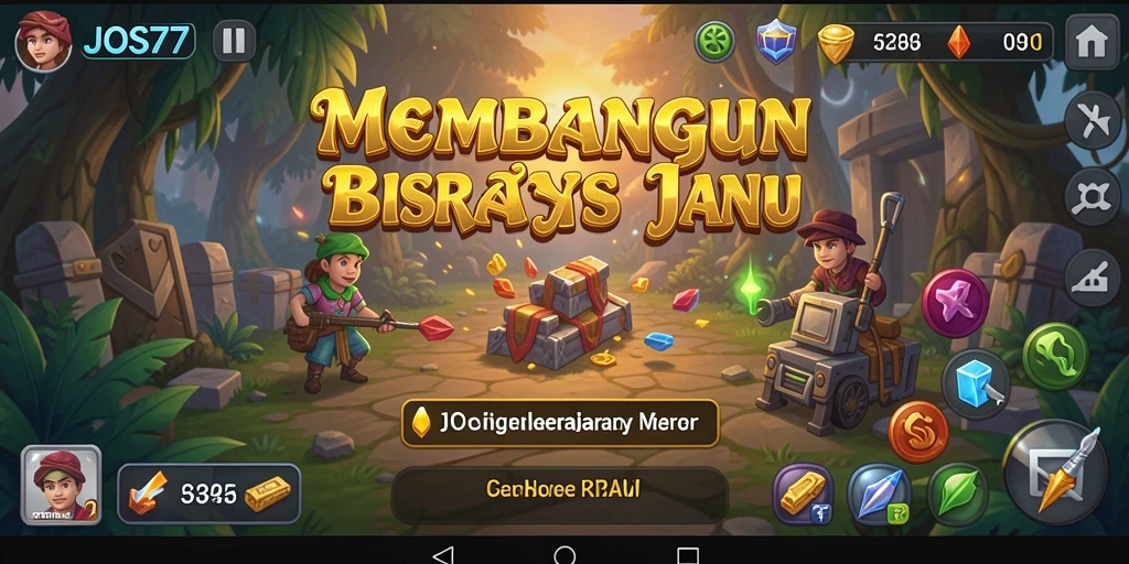 Gameplay seru dalam membangun bisnis dan menghadapi tantangan.