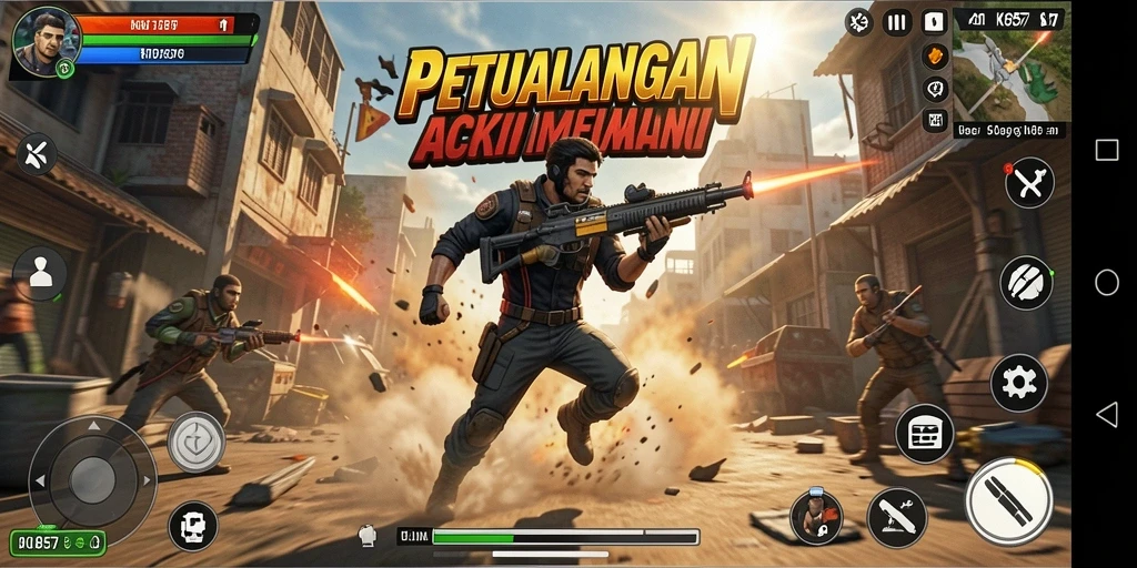 Tampilan menarik dari pertempuran intens di KO857.