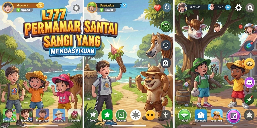 Tampilan gameplay L777 yang seru dan mengasyikkan.