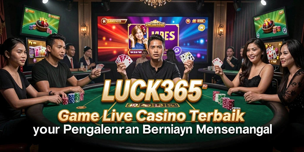 Gameplay seru di LUCK365 dengan dealer langsung dan interaksi sosial.
