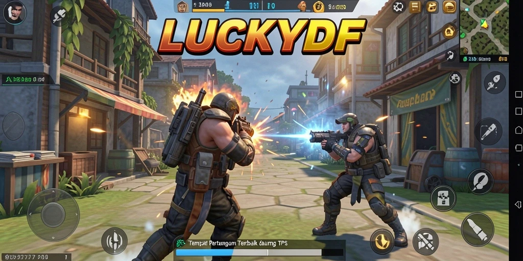 Aksi seru dalam gameplay LUCKYDF yang menantang.