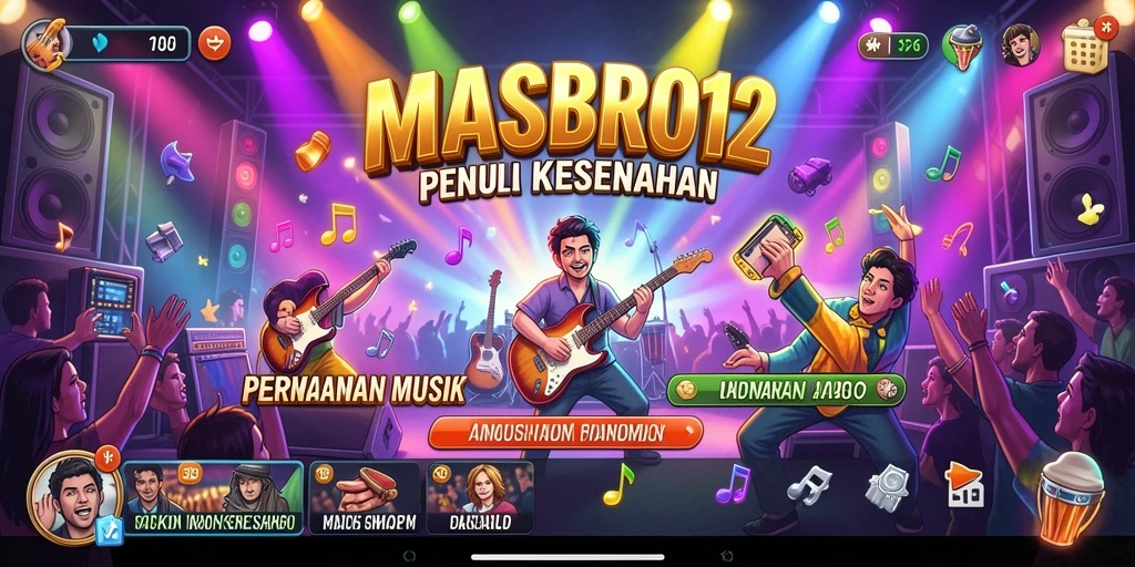 Tampilan gameplay <strong>MASBRO12</strong> yang interaktif dan seru.