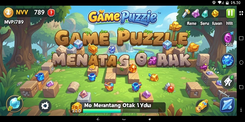 Tampilan gameplay seru dari MVP789 yang menantang otak.