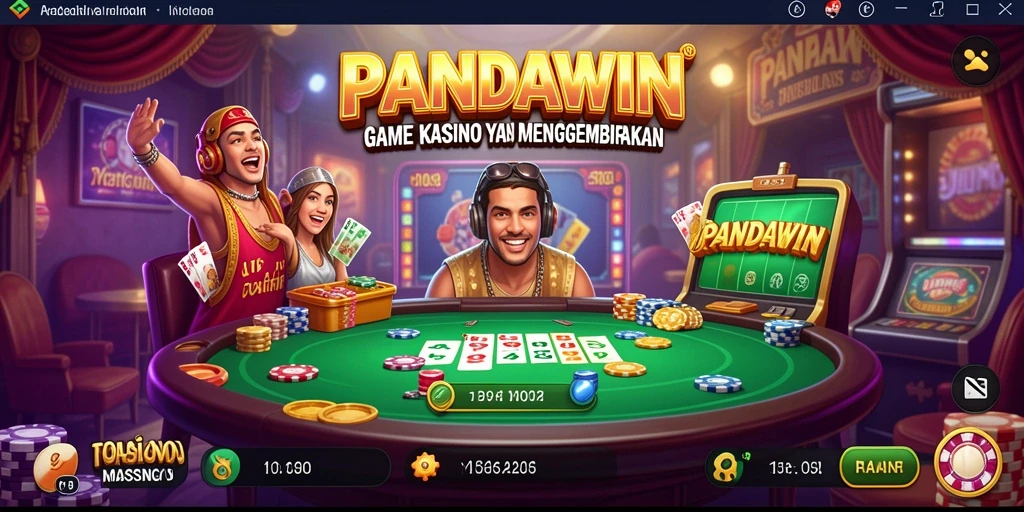 Tampilan gameplay yang seru dan menantang di PANDAWIN.