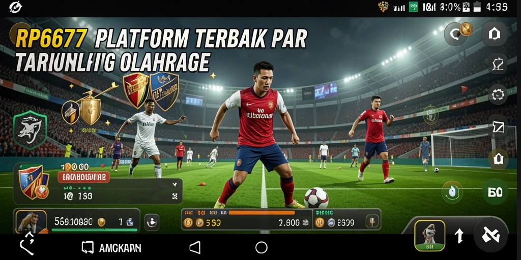 Tampilan menarik dari gameplay taruhan olahraga di RP6677.