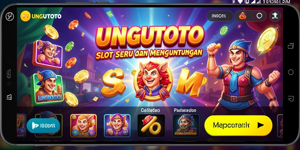 Tampilan gameplay Slot UNGUTOTO yang menarik dan dinamis.