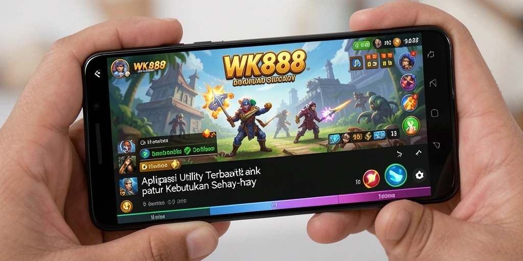 Tampilan antarmuka utama WK888 dengan akses mudah ke berbagai alat Utility.
