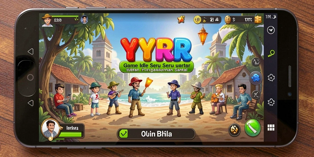 Tampilan gameplay YYRR yang santai dan menarik.